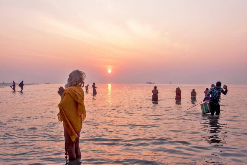 Gangasagar Sea Beach, , India